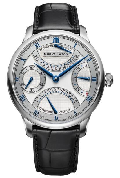 Review Replica Maurice Lacroix Masterpiece MP6578-SS001-131-1 Double Retrograde Price - Click Image to Close